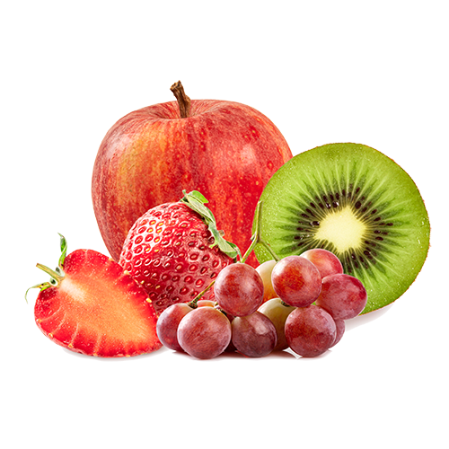 Isolated mixed fruit
