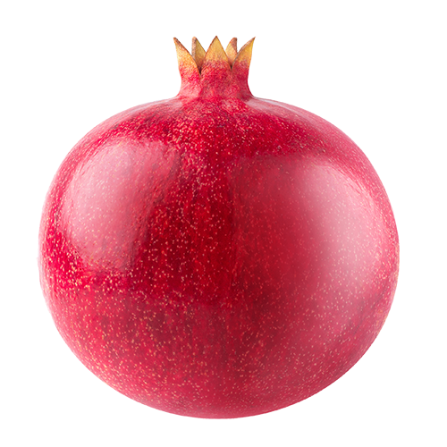 Isolated pomegranate